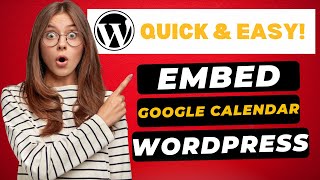 How To Embed Google Calendar In WordPress 2026 🔥 - (FAST & Easy!)