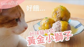 金小獅子，一起來做貓年菜【貓副食食譜】好味貓廚房EP82