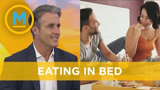 Our host reveals how often he eats meals in bed… and it’s a lot | Your Morning