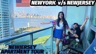 New Jersey Apartment Tour!  New York v/s NJ / Why INDIANS Lives In New Jersey Ft. @AlbeliRitu