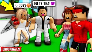 ESPIONAMOS o CASAMENTO do CASAL de TRAIDORES e ISSO ACONTECEU... BROOKHAVEN RP Roblox