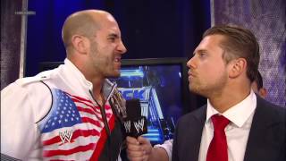 Antonio Cesaro and The Miz fight in a fierce backstage brawl: SmackDown, Feb. 8, 2013