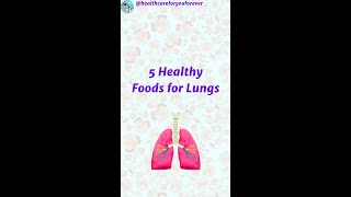 5 Healthy Foods for Lungs 🫁-(2022)