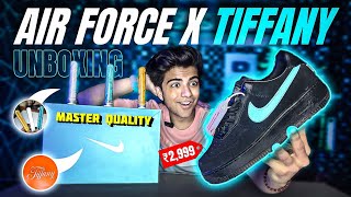 Unboxing *Nike Air Force 1 X Tiffany*(Master Quality)🔥 | Worth it ? 🥶