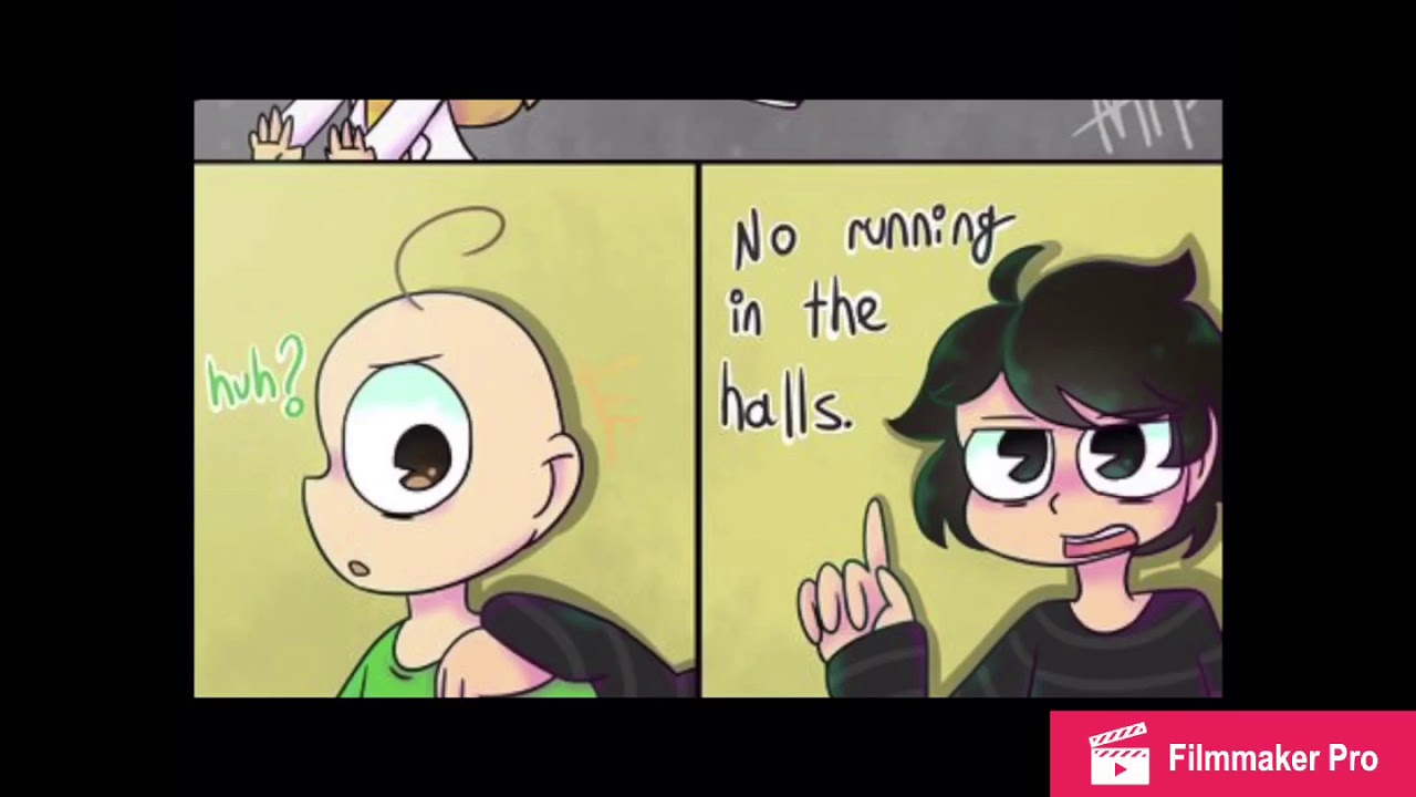 Baldis Basics Comic Dub Youtube