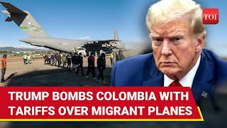 Trump's Shocking 'Emergency Tariff' On Colombia For Turning Away Migrant Flights; What Petro Did