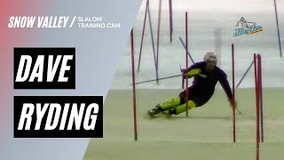 Dave Ryding Slalom Training Snow Valley 10/5/21