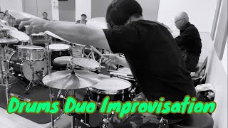 Drums duo improvisation