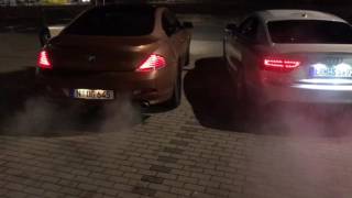 BMW 645 Eisenmann vs. Audi S5 FOX Sound check