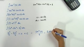 How to Integrate Odd \u0026 Even Powers of Sine \u0026 Cosine : Math Problems \u0026 Trigonometry