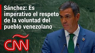 Discurso completo de Pedro Sánchez en la Asamblea de la ONU: Gaza, Ucrania y pedido para Venezuela