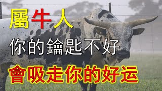 屬牛人你的鑰匙掛飾可能正“吸走你的好運”！看完不禁嚇出冷汗！#生肖#屬牛生肖#生肖牛