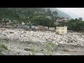 flood affected city of uttarakhand in disastrous condition