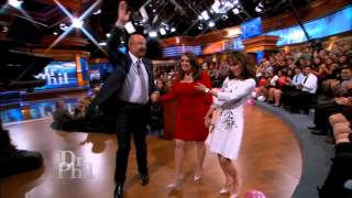 Christy Joins Dr. Phil And Robin For Their Signature Walk-Off!