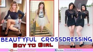 Stunning crossdressing photos collection | Male to female transformation | Beautiful crossdressing