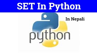 set in python | set in python programming | python set | python tutorial for beginners in nepali