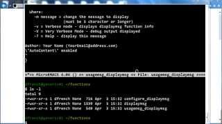 How to Create a Shell Script Function Library