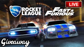 ROCKET LEAGUE GIVEAWAY AND PRIVATE GAMES WITH SUBSCRIBERS | TRADING AND COMPETITIVE LIVE | RL LIVE