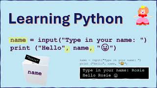 2. Using the input statement with a print statement