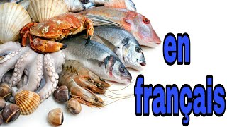 Les poissons 🐟 🐠et les fruits de mer 🦀 🐙 en français #Mon_français_simplifié #poisson #fruits_de_mer