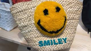 クー【COOCO】SMILEY/刺繍ｶｺﾞﾄｰﾄﾊﾞｯｸﾞ（音声付きの動画はこちらhttps://youtu.be/nr9guN4oPOA）