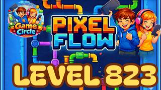 Pixel flow© - Level 823 - solution - walkthrough