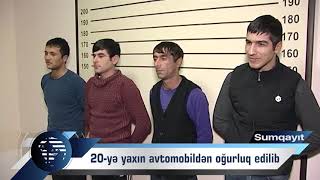 Sumqayıtda 20-yə yaxın avtomobildən oğurluq edilib