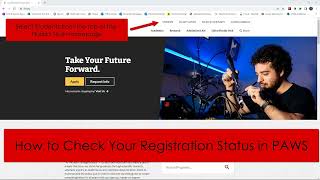 How to Check Your Registration Status in PAWS