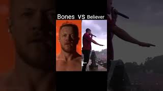 Imagine Dragons Bones vs Believer #livepeformance #noautotune #shorts