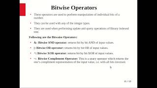 Java Tutorial 17: Operators: Bitwise Operators in Java Part 6