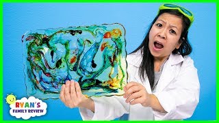 Ryan's Mommy Learns How to Make Sugar Glass DIY Experiment