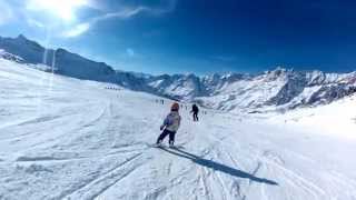 alessio 5 anni e mezzo snowboard