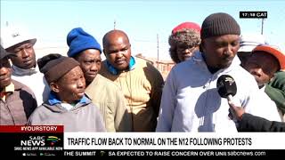 Traffic flow back to normal on the N12