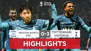 Son Stunner & Danjuma Debut Delight! | Preston North End 0-3 Tottenham | Emirates FA Cup 2022-23
