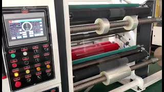 HFQC -1300W high speed film slitter rewinder with factory price