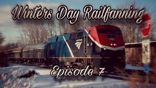 Santa Fe Warbonnet, CSX Geometry Train, Winters Day Railfanning! [Ep 7]