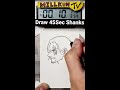 45秒でシャンクス描いてみた shanks speed drawing