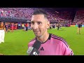 Messi Postgame Interview After Scoring TWO Goals in Return From Injury!