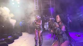 Nailah Blackman at Army Fete 2025. Backstage exclusive performance