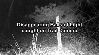 Disappearing Balls of Light caught on Trail Camera #SHORTS
