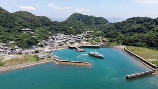 【離島空撮】関前諸島「大下島」をドローンで空撮！