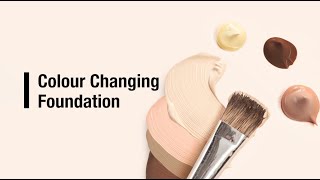 Colour changing foundation