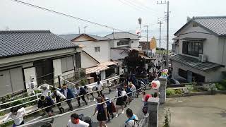 2024年7月28日船形諏訪神社例大祭2日目柳塚　坂駆け上がり