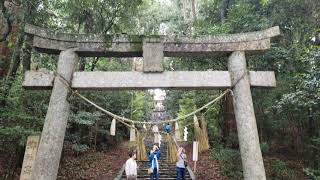 高岡神社　岡山県真庭市　白蛇　龍　パワースポット