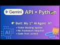 Build Your First AI Agent with Gemini AI and Python | No Framework Agent Tutorial