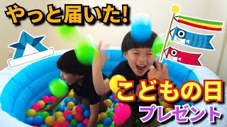 【衝撃】購入したボールプールがやっと届いたので息子にプレゼントしたら驚愕の事実が... (双子VLOG #78)