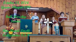 20241013 - Full Worship Service and sermon from Ecclesiastes 8:5-9