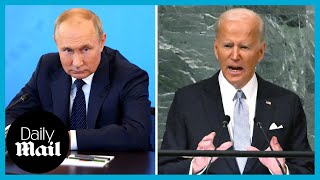 Joe Biden blasts Putin for Ukraine war: 'This is a war by one man' | UN General Assembly FULL