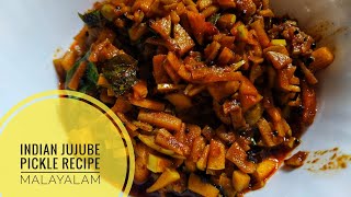 Indian jujube pickle || Ber Apple Pickle || Elantha fruit pickle recipe Malayalam