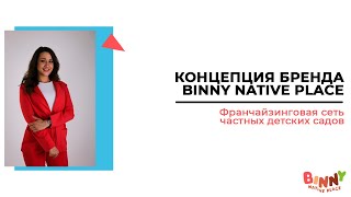 ПОЗИЦИОНИРОВАНИЕ И КОНЦЕПЦИЯ. НОВЫЙ ДОЧЕРНИЙ БРЕНД  BINNY NATIVE PLACE+ Франшиза детского сада